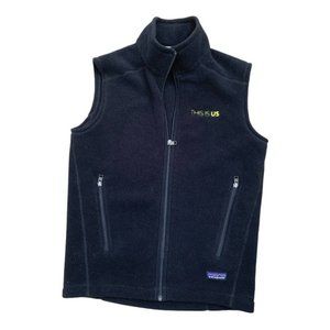 patagonia This Is Us Fleece Crew Vest Size S